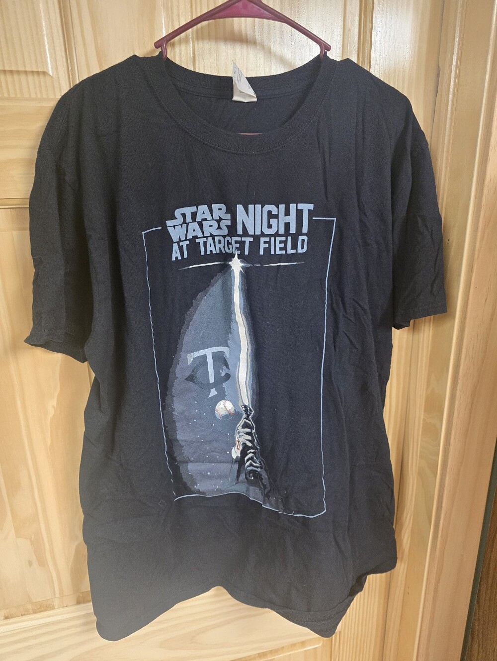 Gildan Black Star Wars Night at Target Field Graphic Tee